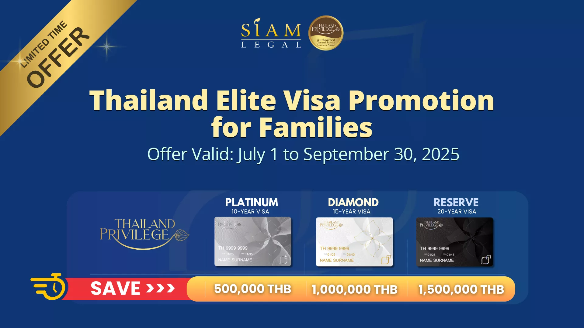 Thai Privilege Visa Family Add-On Promotion